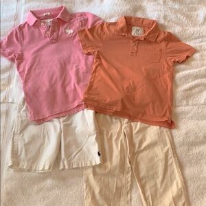 Boys Size 6-7 4-Piece Bundle. Brands: Abercrombie Kids/Crewcuts/Polo/Lands End
